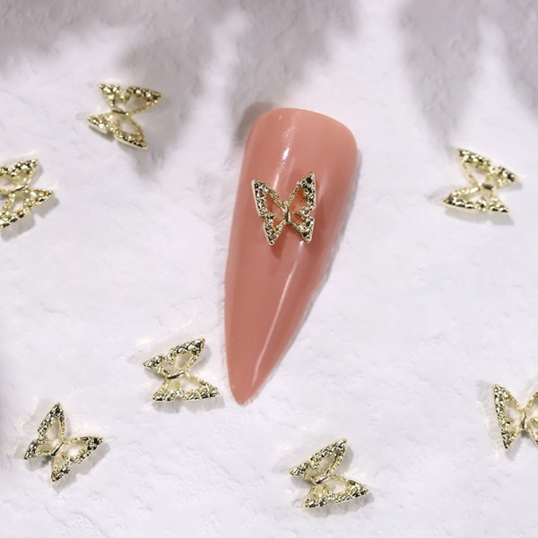 10 st Nail Art Alloy Butterfly Ornament-H96make up