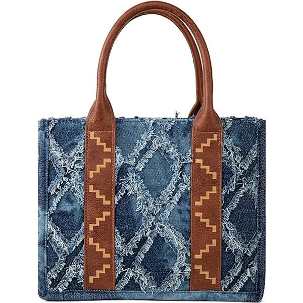Toteväska för kvinnor Handväskor Aztec Västernpåsar Boho Axelväska