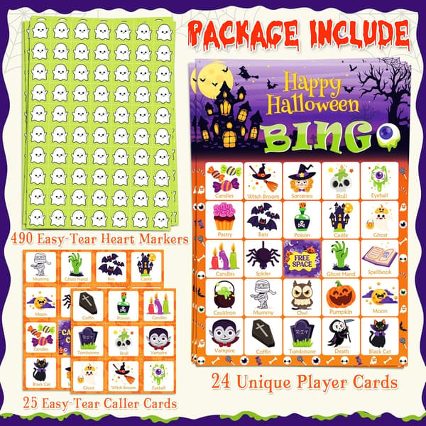 Halloween-spill - Halloween-bingospill for barn