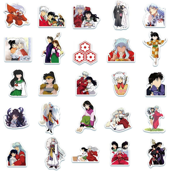 50 Japanilaista Anime-Tarrakuvaa Autoon, Kitaraan, Matkalaukkuun, Puhelimeen - Vedenkestäviä Graffiti-Tarroja