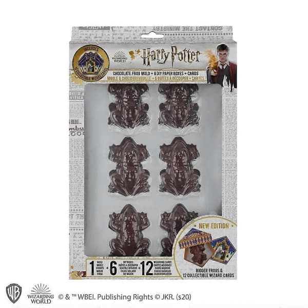 Harry Potter Chokoladefrøform + 12 Troldmandskort + 6 DIY | Acotis One size