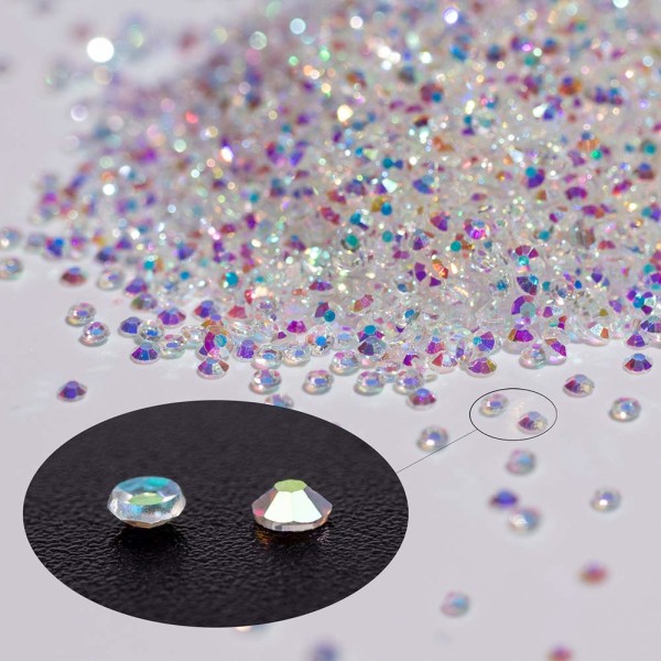 En set med nageldekoration minidiamanter 10 000 stycken Skönhet och hälsa