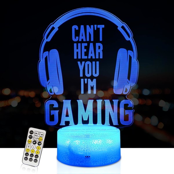 LED Nattljus Among us ​​Game Handle Series Atmosphere Light Touch Färgglad 3D liten bordslampa（YC-001）