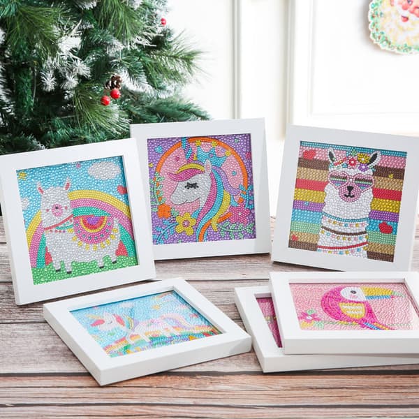 Kids Diamonds with Panda Motif and Frame, DIY