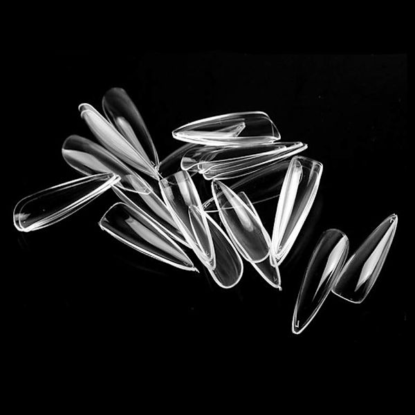 Sömlös nagelkonstfilm transparent färg (vattendroppe nagel) smink