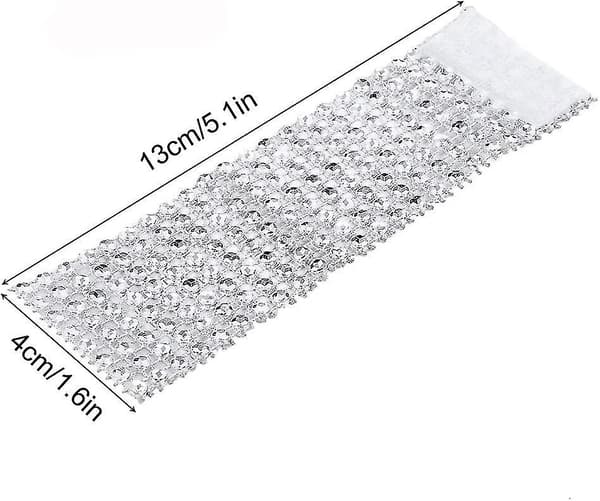 Rhinestone servietringe sæt med 20