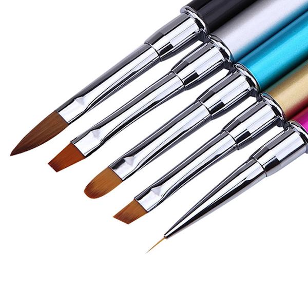 3PCS Nail Art Tool Ljusbehandling Penna-05 Målad Spets Penna Krita Borrmake up
