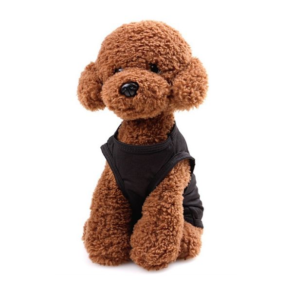 Pariser Pet Hund Kat Politi T-shirt Broderet T-shirt, S