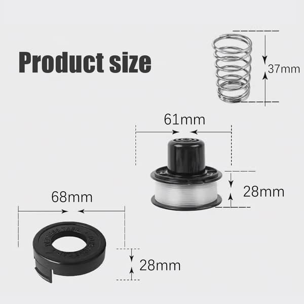 Trimmer Spool for Black Decker GL250/GL310/GL360 Grass Trimmer 130