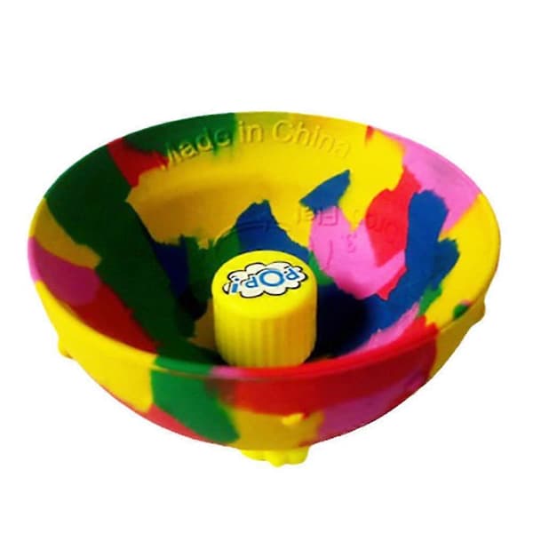 1/4 st barn studsskålar studskulor leksaker hoppande gyroskålar snurrande fidgetleksaker 1pc