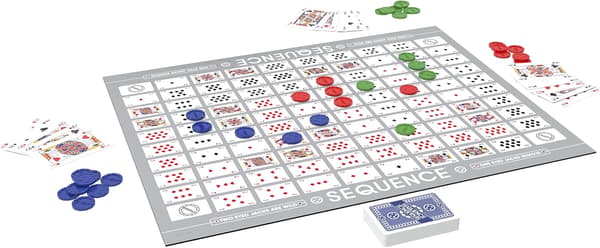 Sequence - Original Sequence-spil med parallelle paneler, kort og brikker (emballagen kan variere) Hvid, 10,3 x 8,1 x 2,3 tommer (ca. 26,2 x 20,6 x 5,9