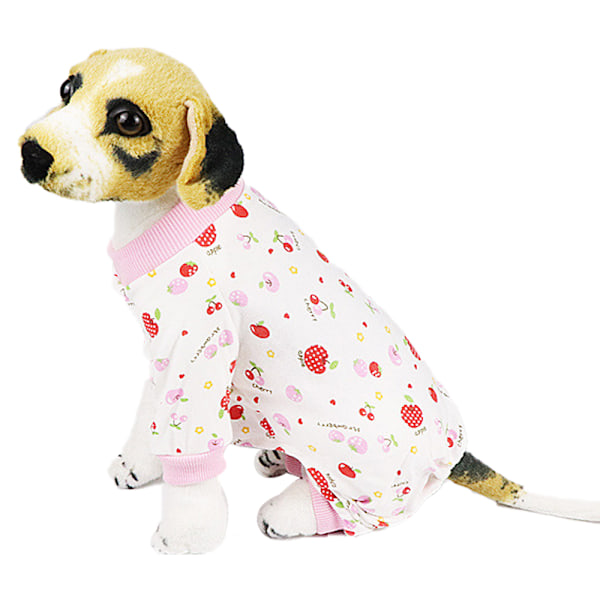 Hvalpe Pyjamas Kæledyr Jumpsuit Blød Hvalp Rompers Kæledyr Hund Søde Tøj Onesies Hvalp Bodystockings Shape2