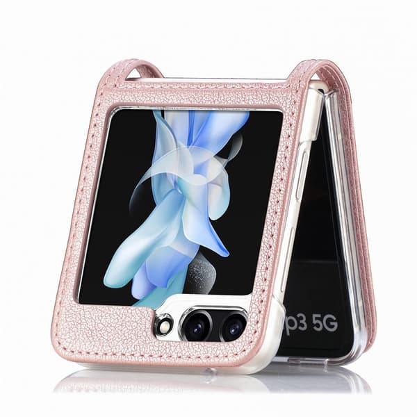 Ohut korttilompakko Samsung Galaxy Z Flip 5 Rosa