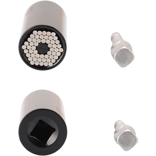 7-19mm Universal Nøglesæt Hoved Stikdåse Ratchet Bøsning Nøgle Magiske Håndværktøjer W/Adapter /Blå
