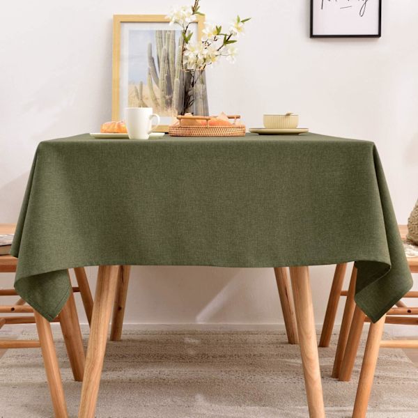 Suorakulmainen pöytäliina, vedenpitävä tahran kestävä pöytäliina, elegantti ja helppohoitoinen sisä- ja ulkokäyttöön, 140*300cm