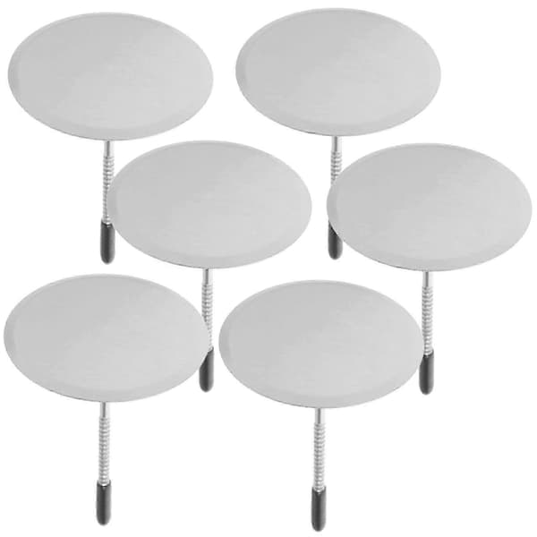 6 stk. kakepyntsett i rustfritt stål for kakedekorering, baking og glasur til cupcakes