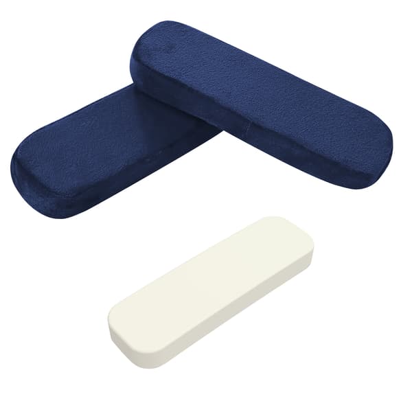 Padded Armrests / Armrest Cushions for Chairs Blue Blue 178