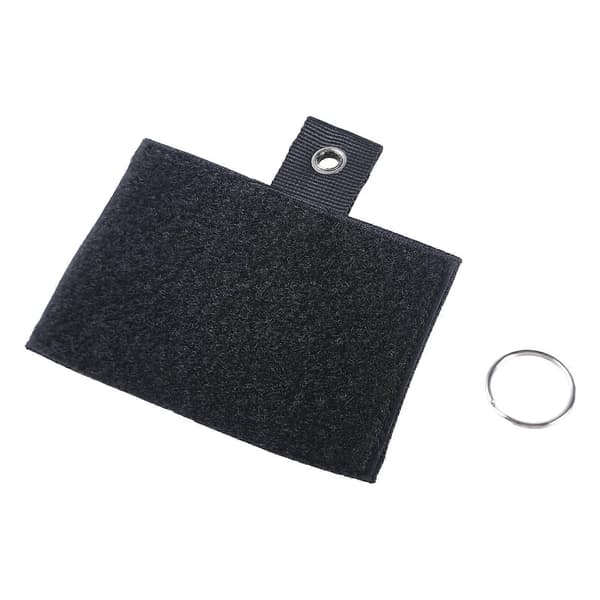 Taktiske lapper med borrelås, multifunksjonelle lapper, navneskiltlapper, armbåndslapper for klær Horizontal black