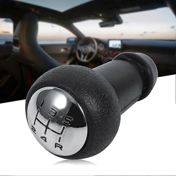 Universal sort bil 5-trins gearstangsknop manuel til Peugeot 307