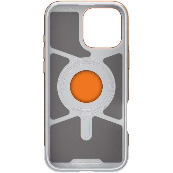 Spigen Fodral för iPhone 16 Pro Max, Classic C1 MagFit Designad för Apple iPhone 16 Pro Max - Bondi Blå Tangerine iPhone 16 Pro Max