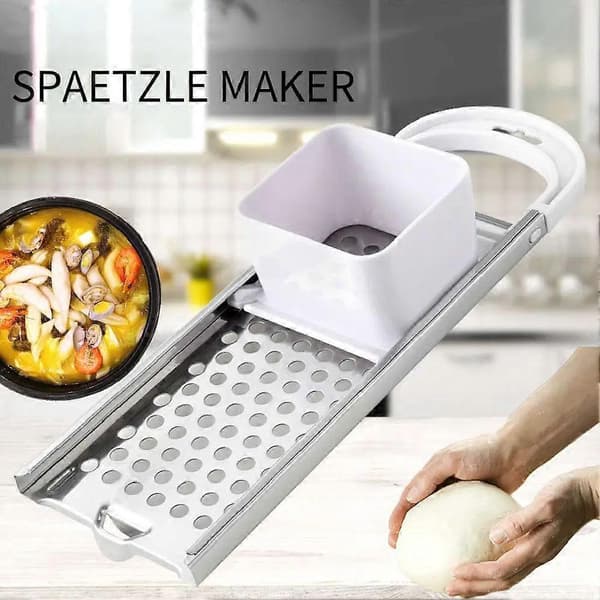 Rostfritt stål Spaetzle Komplett Dumpling Maker Set Kitcken Nudeltillverkare