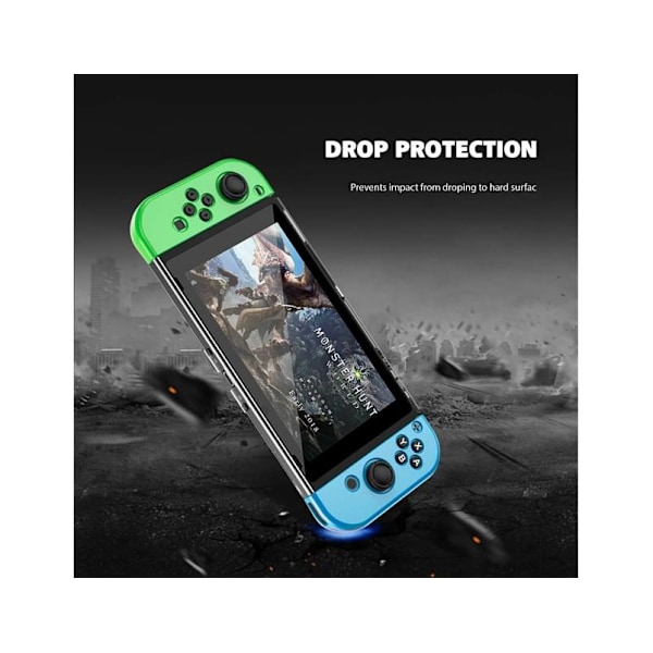 Nintendo Switch Fodral med Magnetiskt Handtag Blå-Grön