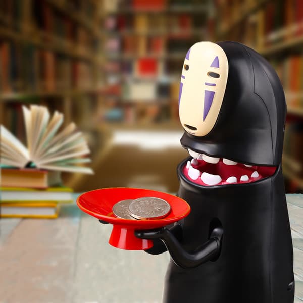 Spirited Away Faceless Man Spargris med musik för barnpresent