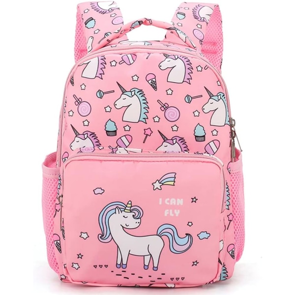 Toddler Unicorn Backpack, 11 inch Lightweight Breathable Cute Rucksack for Kids Boys & Girls, Unicorn Rucksack Toddler Kids Bag11 * 8 * 4in