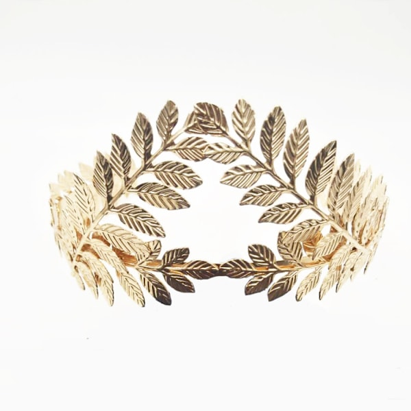 Brudkronan med blad, vinddiadem, guld