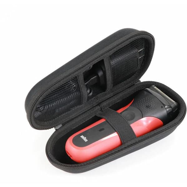 Etui til Braun Series 3/5/7/9 barbermaskiner til mænd, hårdt rejseetui (sort)