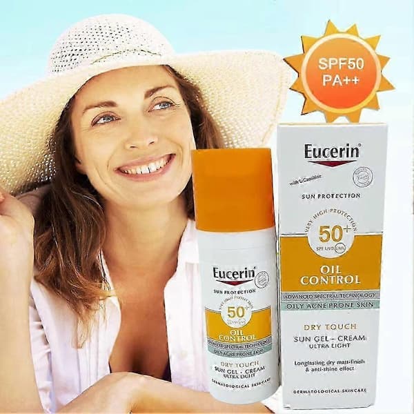 2kpl Eucerin Sun Oil Control Dry Touch Gel Cream Ultra Light Spf50 50ml