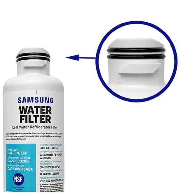 2-pakk Samsung DA29-00020B HAF-CIN/EXP kylvesifilteri (2 kpl)