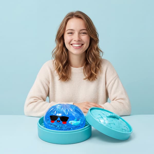 Den originale mystiske dumpling haj-udgave | Viral Squishy Fidget Toy Blind Box