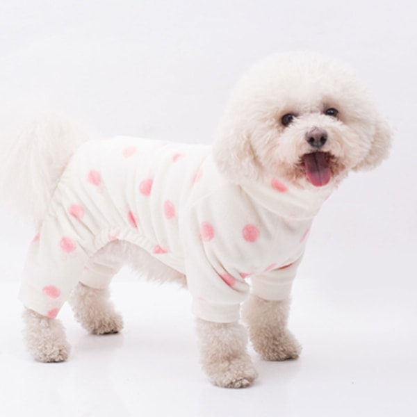 Pindsvin Termisk Vintertøj til Kæledyr til Hunde Pyjamas Kat Onesies Jumpsuits Tyk Fløjl-Gul