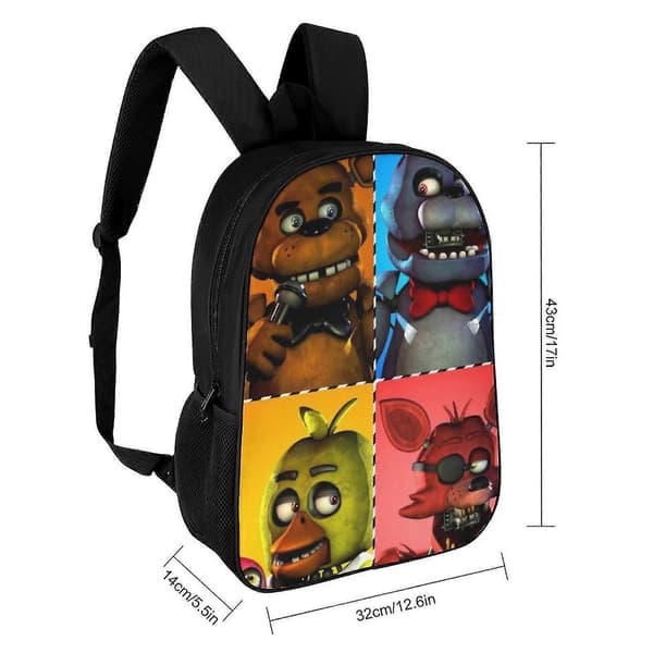i1663 Five Nights at Freddy's FNAF Skulderveske Skolesekk o1663