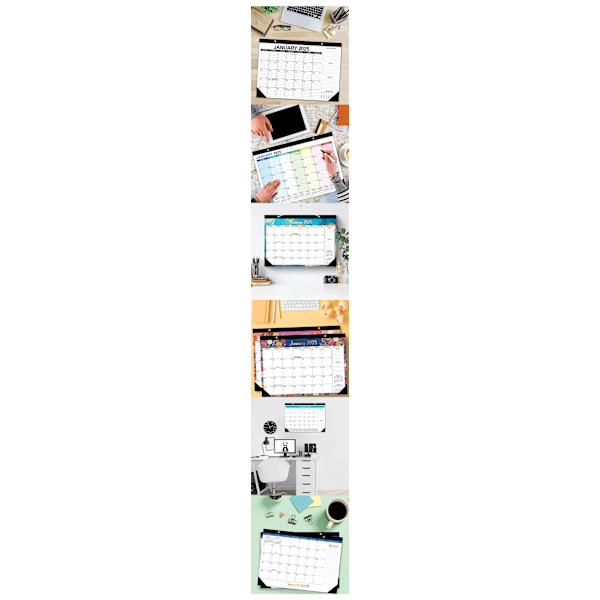 2025 18-månaders kalender engelsk version hemdekoration månadsplaneringskalender - 2025.1 - 2026.6 A