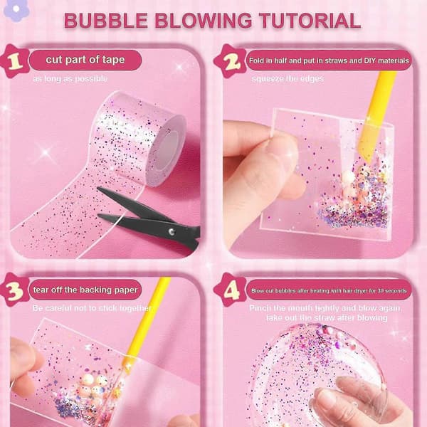 Nano Tape Boble Kit for Barn med Videoopplæringer