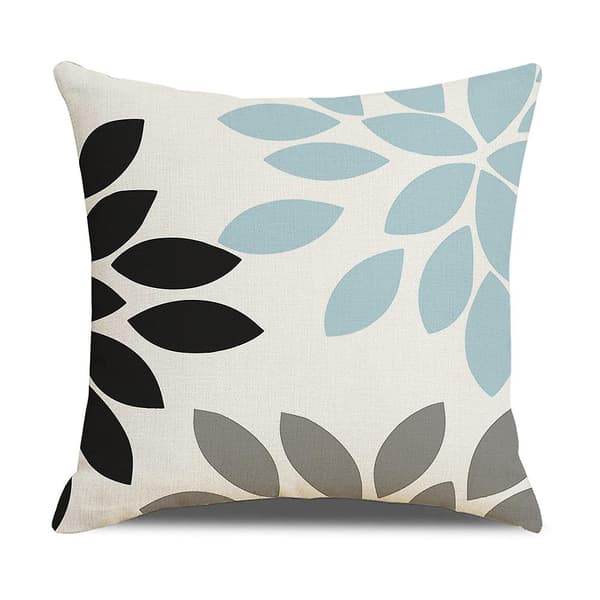 Sæt med 4 dekorative pudebetræk joile 45x45cm Geometrisk linjemønster til sofa kontor seng bil stue