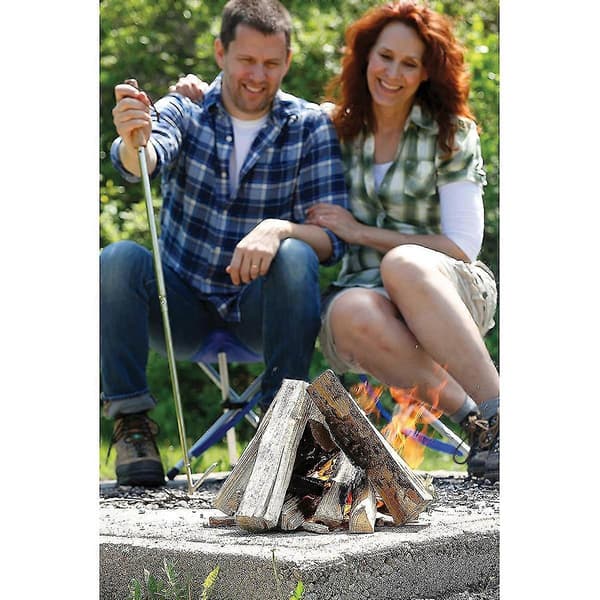 Coghlan's uttrekkbare ildrake, kan forlenges til 76 cm, sammenleggbar for backpacking og camping 30"