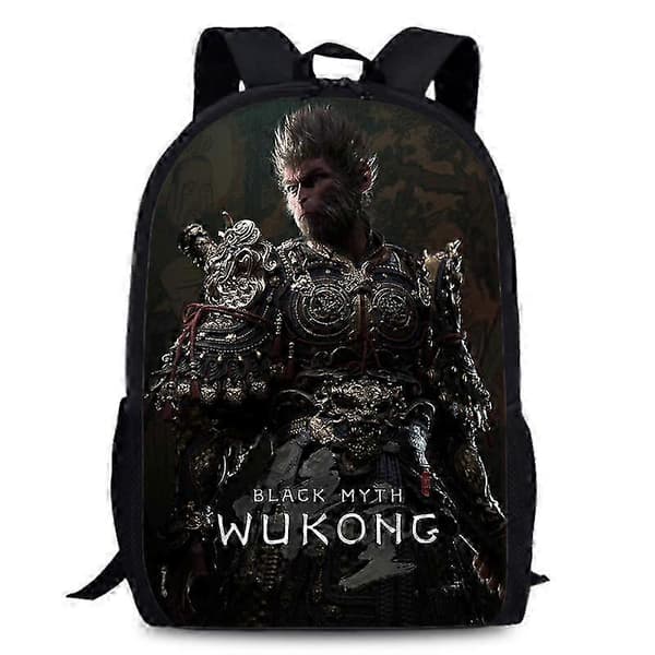 Black Myth Wukong Rygsæk Studenter Computer Rygsæk Taske