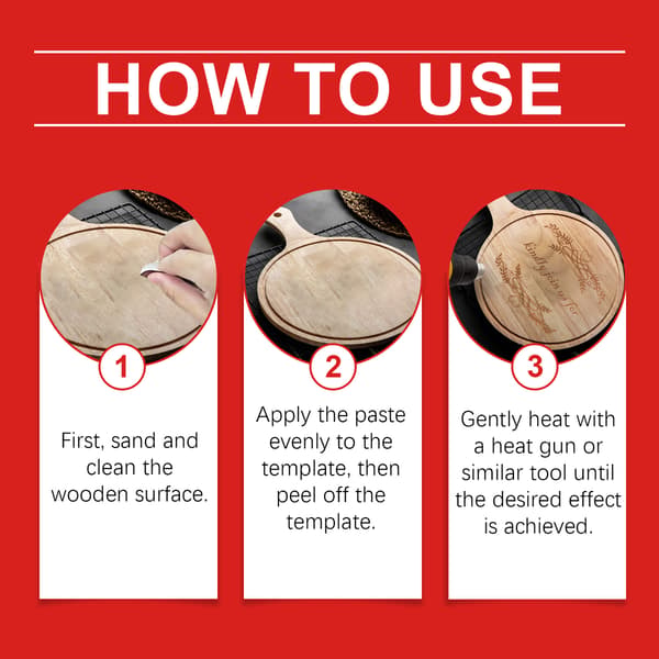 DIY Wood Burning Paste, Wood Burning Effect Craft, Camping, Outdoor Burning Aid Paste