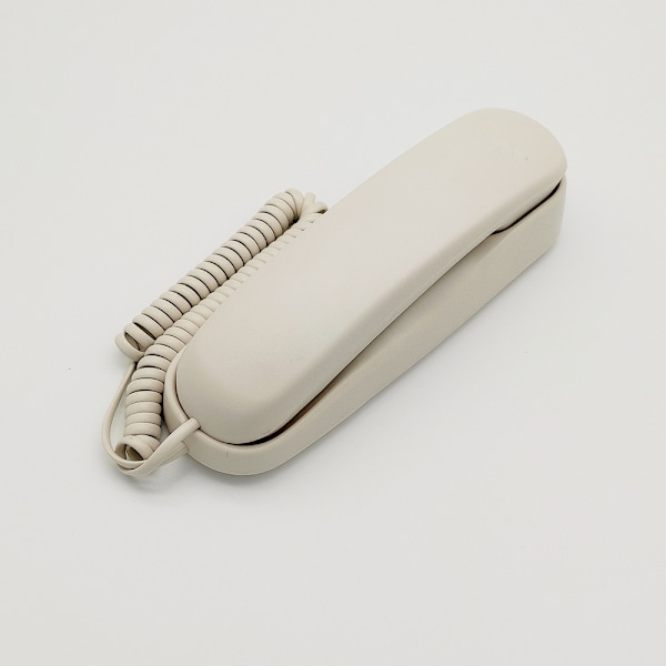 Fastnet Telefon med Ledning, Slank Trimline Hoteltelefon, Vægtelefon Sæt til Hjemmet/Badeværelset/Skolen/Kontoret black