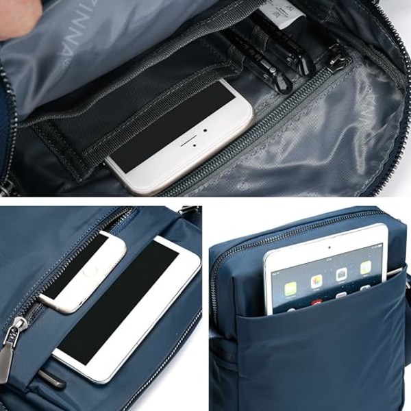 Messenger Bag Axelväskor Herrväskor och Väskor Små Crossbodyväskor för Män och Kvinnor
