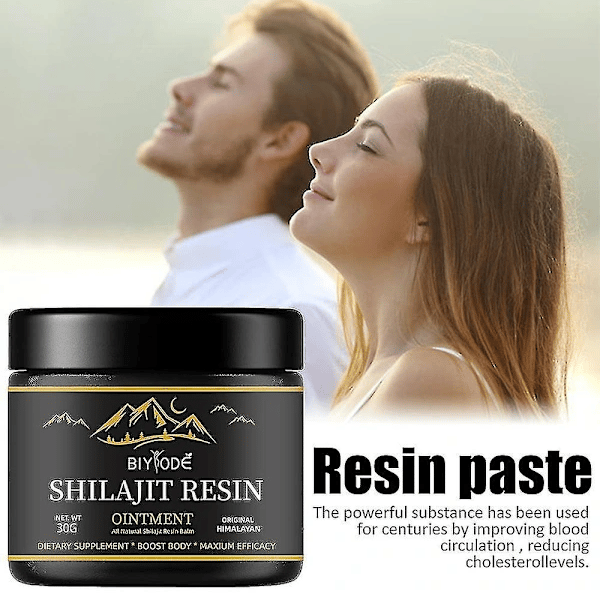Kropspleje Shilajit Harpiks Forbedrer blodcirkulationen, reducerer kolesterolniveauet 30 g 2 pcs