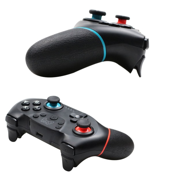 Fjärrstyrd Gamepad Joystick, trådlös Switch Controller kompatibel med Switch-blå röd