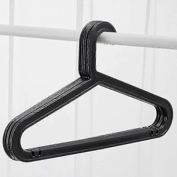 10-pack PP Hangers Lightweight Durable Non-slip for Wardrobe and Laundry White 41 x 23.5 cm White