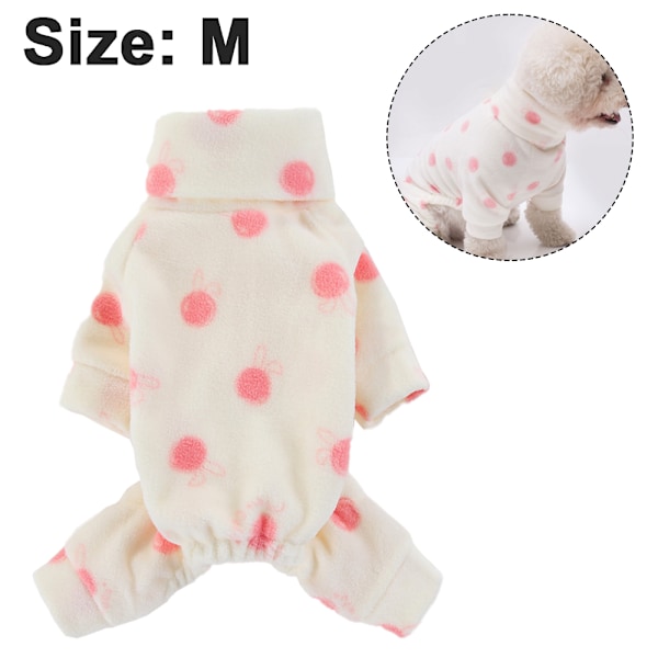 Pindsvin Termisk Vintertøj til Kæledyr til Hunde Pyjamas Kat Onesies Jumpsuits Tyk Fløjl-Gul