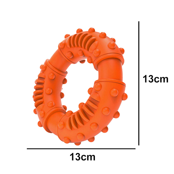 Hvalpe tyggelegetøj til mellemstore og store racer - orange