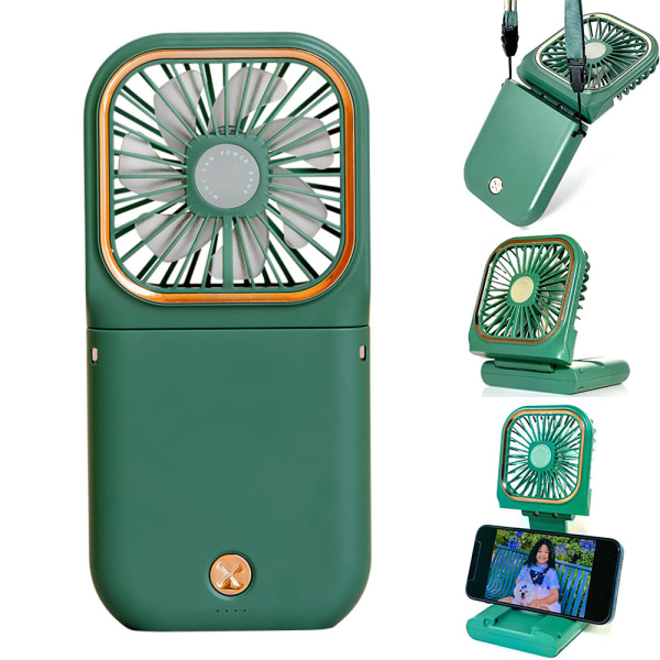 Ultra-thin Folding Fan-F30 Folding Green Upgradehousehold products