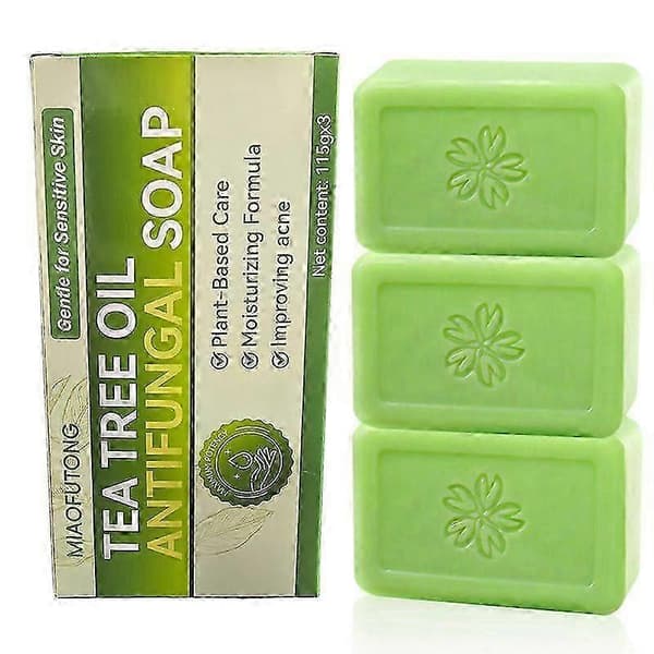 Antisvamp Tea Tree Oil Sæbe med Tolnaftat 1%, 115g 6PCS